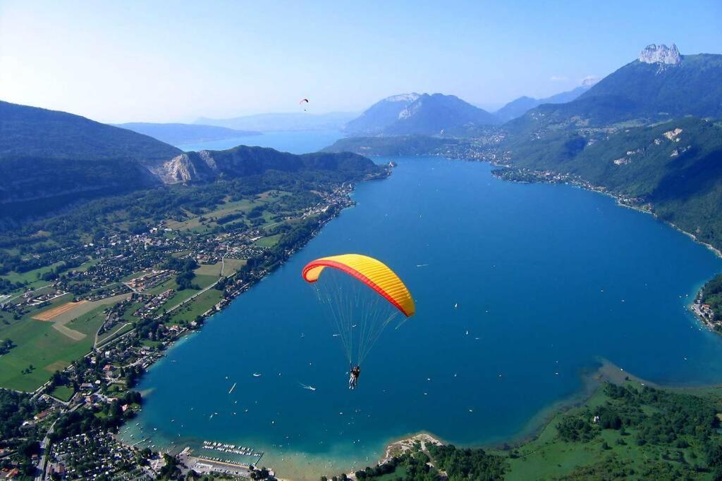 Ferienwohnung 100M Lac Et Piste Cyclable Avec Parking Gratuit Sévrier Exterior foto