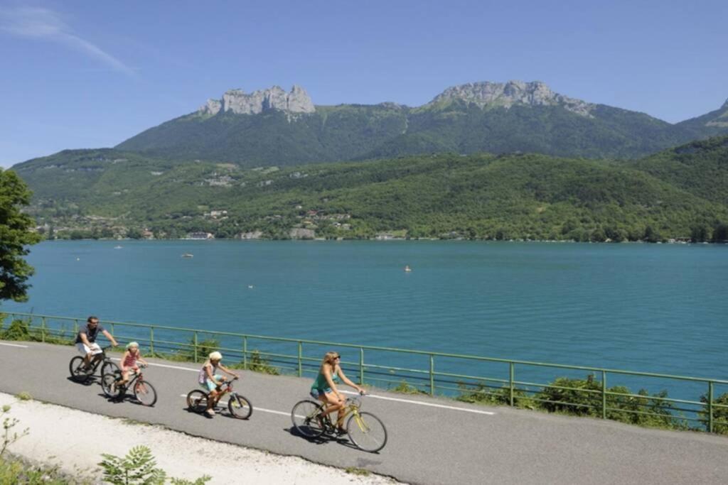 Ferienwohnung 100M Lac Et Piste Cyclable Avec Parking Gratuit Sévrier Exterior foto